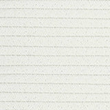 Storage Basket With Lid White And Ø40X35 Cm Cotton