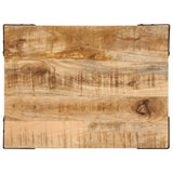 Side Table 40X30X40 Cm Solid Rough Wood Mango