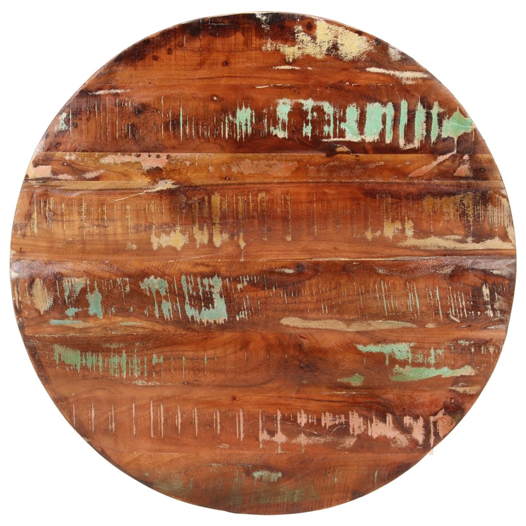 Table Top Ø50X3.8 Cm Round Solid Wood Acacia