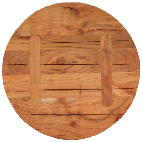 Table Top Ø50X3.8 Cm Round Solid Wood Acacia