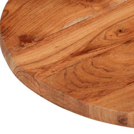 Table Top Ø50X3.8 Cm Round Solid Wood Acacia