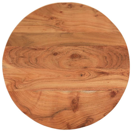 Table Top Ø50X3.8 Cm Round Solid Wood Acacia