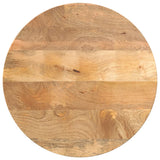 Table Top Ø50X3.8 Cm Round Solid Wood Acacia