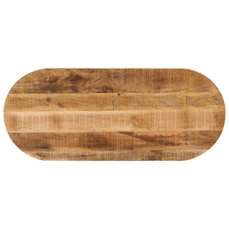 Table Top 80X40X2.5 Cm Oval Solid Wood Acacia