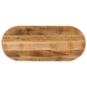 Table Top 80X40X2.5 Cm Oval Solid Wood Acacia