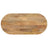 Table Top 80X40X2.5 Cm Oval Solid Wood Acacia