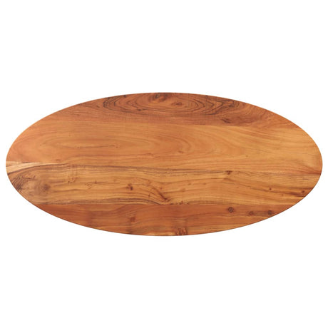 Table Top 140X50X3.8 Cm Oval Solid Wood Mango