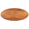 Table Top 140X50X3.8 Cm Oval Solid Wood Mango
