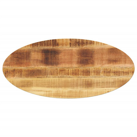 Table Top 140X50X3.8 Cm Oval Solid Wood Mango