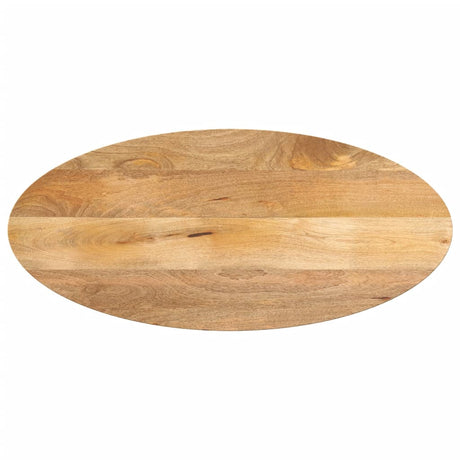 Table Top 140X50X3.8 Cm Oval Solid Wood Mango