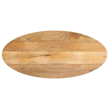 Table Top 140X50X3.8 Cm Oval Solid Wood Mango