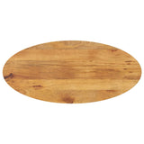 Table Top 140X50X3.8 Cm Oval Solid Wood Mango