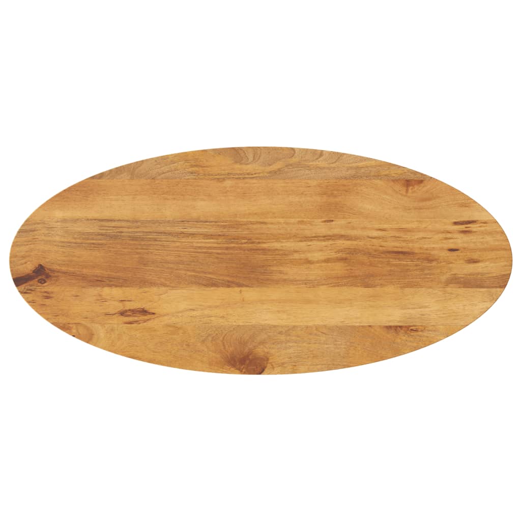 Table Top 140X50X3.8 Cm Oval Solid Wood Mango