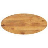 Table Top 140X50X3.8 Cm Oval Solid Wood Mango