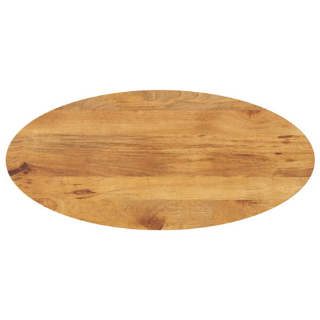 Table Top 140X50X3.8 Cm Oval Solid Wood Mango