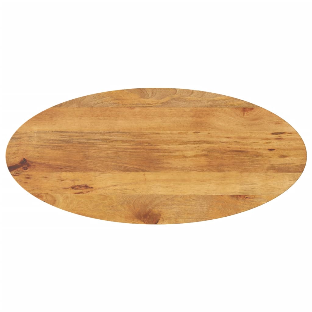 Table Top 140X50X3.8 Cm Oval Solid Wood Mango