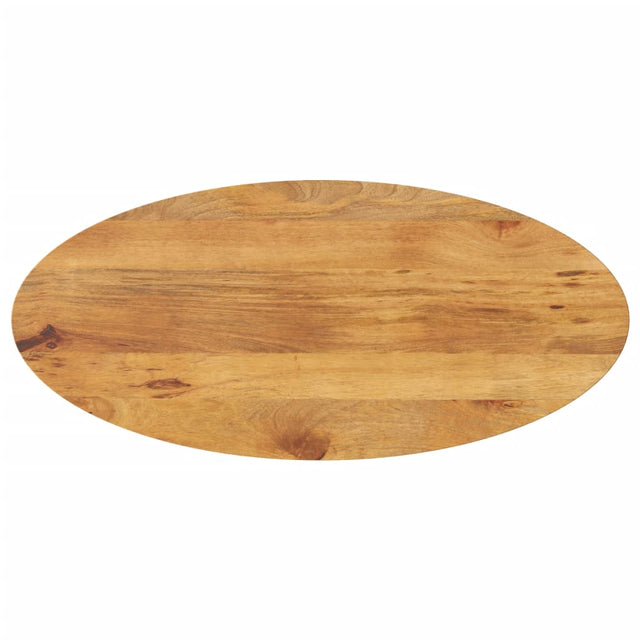 Table Top 140X50X3.8 Cm Oval Solid Wood Mango