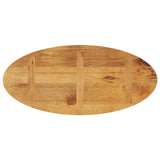 Table Top 140X50X3.8 Cm Oval Solid Wood Mango