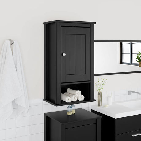 Bathroom Wall Cabinet Berg Solid Wood Pine