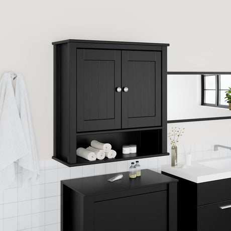 Bathroom Wall Cabinet Berg Solid Wood Pine