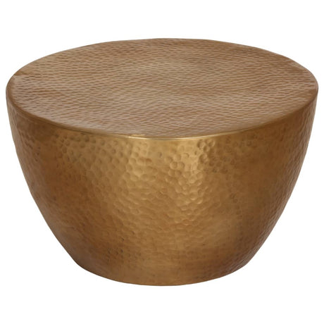 Coffee Table Hammered Aluminium