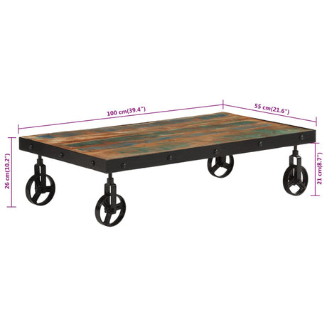 Coffee Table With Wheels