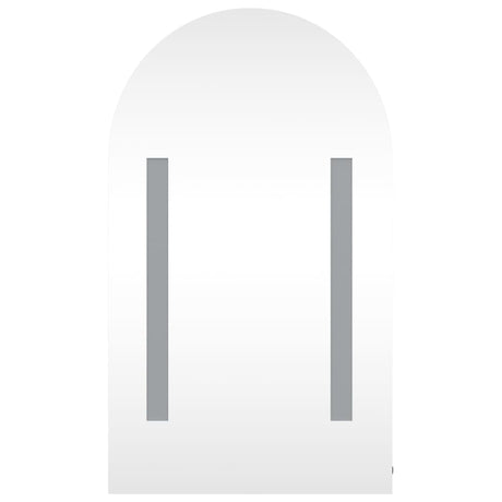 Bathroom Mirror Cabinet With Led Light Arched 42X13X70 Cm