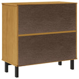 Drawer Cabinet Flam 80X40X80 Cm Solid Wood Pine