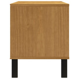 Tv Cabinet Flam 110X40X50 Cm Solid Wood Pine