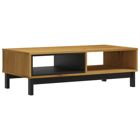 Coffee Table Flam 100X50X32.5 Cm Solid Wood Pine