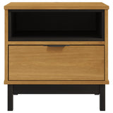 Side Table Flam 50X50X50 Cm Solid Wood Pine