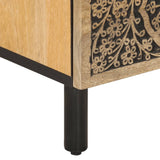 Tv Cabinet 70X33X46 Cm Solid Wood Mango