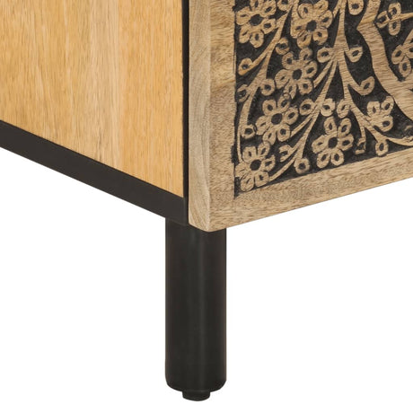 Tv Cabinet 70X33X46 Cm Solid Wood Mango