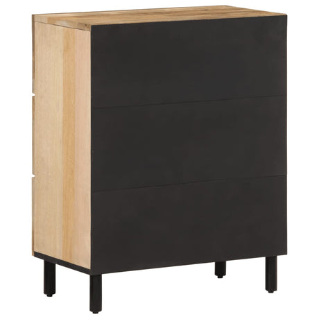 Side Cabinet 60X33X75 Cm Solid Wood Mango