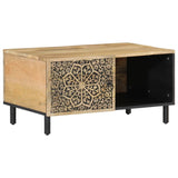 Coffee Table 80X50X40 Cm Solid Wood Mango