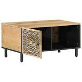 Coffee Table 80X50X40 Cm Solid Wood Mango