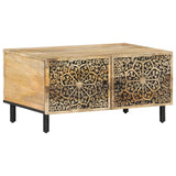 Coffee Table 80X50X40 Cm Solid Wood Mango