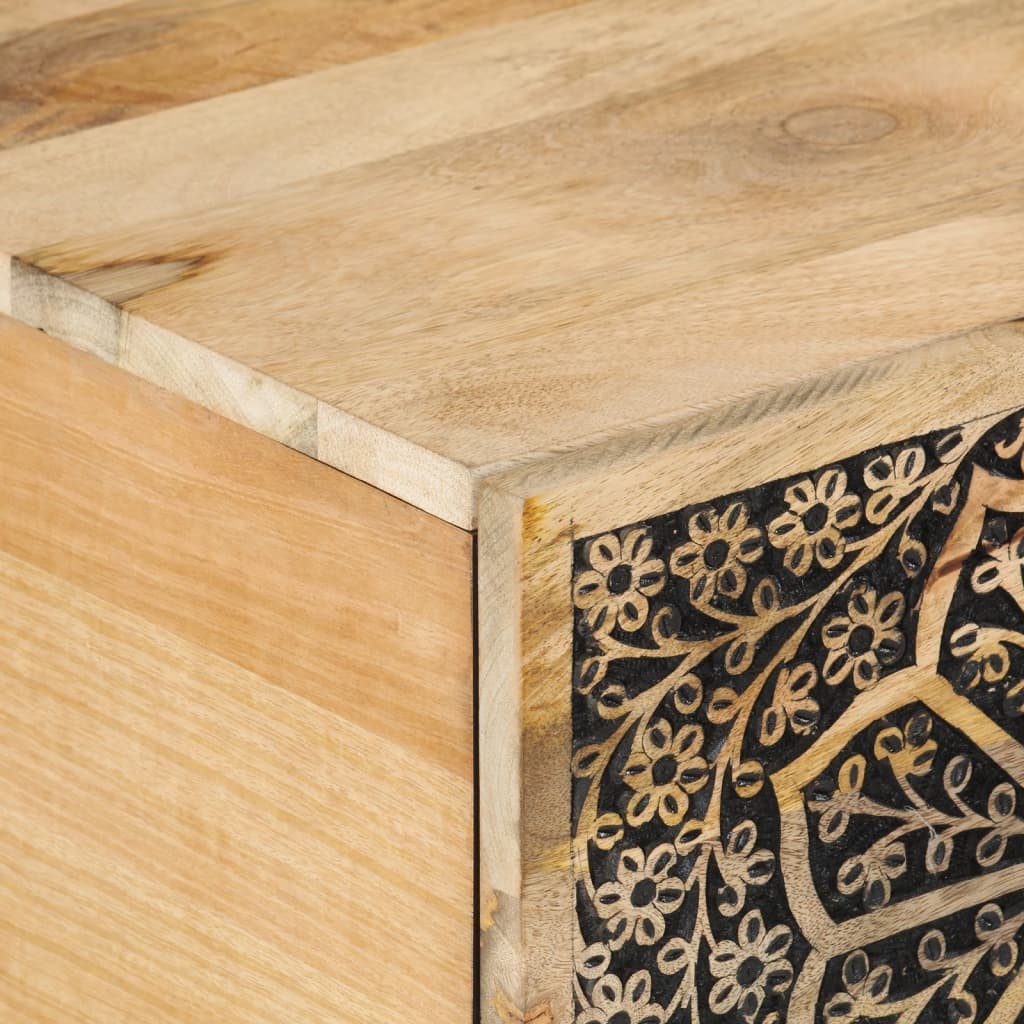 Coffee Table 80X50X40 Cm Solid Wood Mango