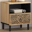 Bedside Cabinets 2 Pcs 40X33X46 Cm Solid Wood Mango