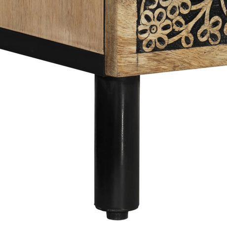 Bedside Cabinets 2 Pcs 40X33X46 Cm Solid Wood Mango