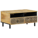 Coffee Table 80X54X40 Cm Solid Wood Mango