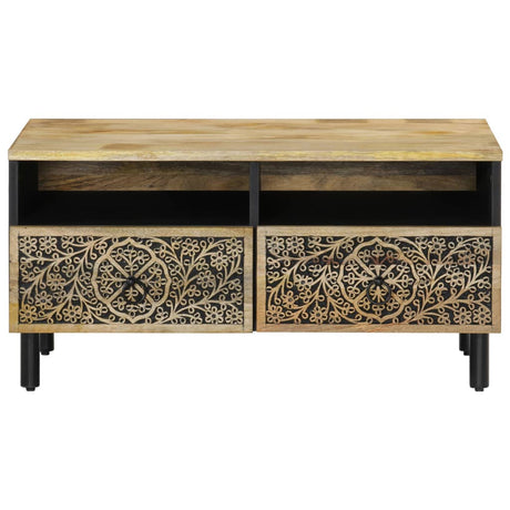 Coffee Table 80X54X40 Cm Solid Wood Mango