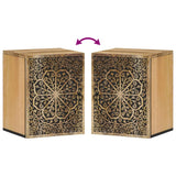 Bathroom Wall Cabinet 38X33X48 Cm Solid Wood Mango