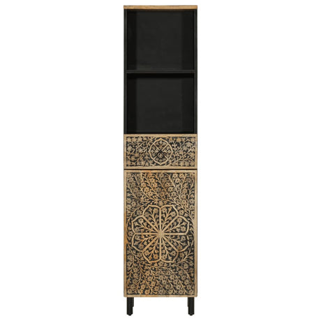 Bathroom Cabinet 38X33X160 Cm Solid Wood Mango