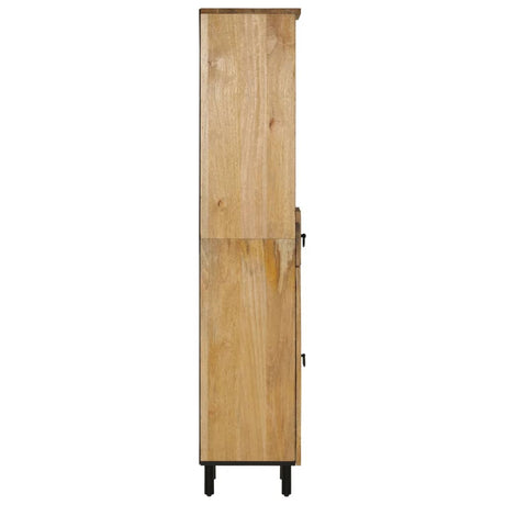 Bathroom Cabinet 38X33X160 Cm Solid Wood Mango