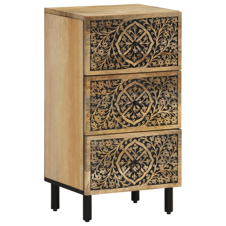Side Cabinet 40X33X75 Cm Solid Wood Mango