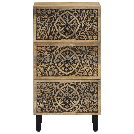 Side Cabinet 40X33X75 Cm Solid Wood Mango