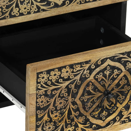 Side Cabinet 40X33X75 Cm Solid Wood Mango