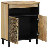 Side Cabinet 60X33X75 Cm Solid Wood Mango