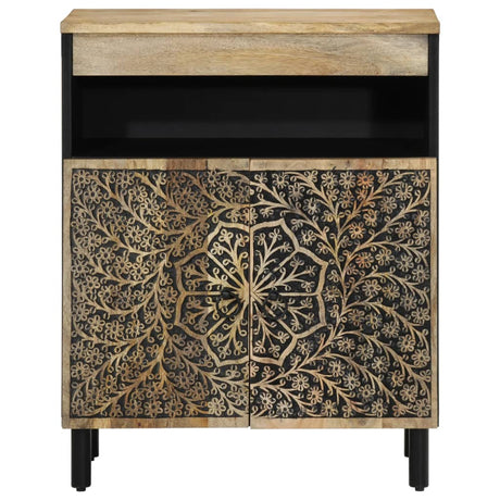 Side Cabinet 60X33X75 Cm Solid Wood Mango